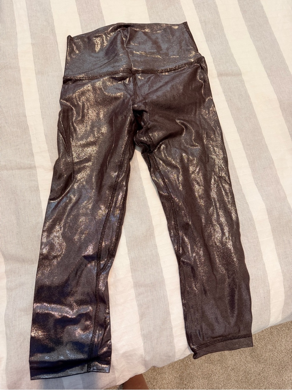 Lululemon Shimmery Metallic Leggings